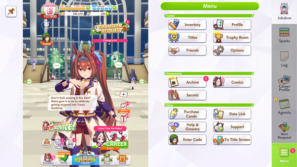 ウマ娘 プリティーダービー ゲームスクリーンショット